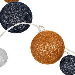 Guirlande LED en coton L340cm - Atmosphera