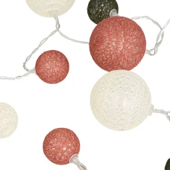 Guirlande LED en coton L340cm - Atmosphera