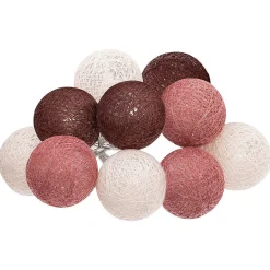 Guirlande Led pile 10 boules Dune D6 - Atmosphera