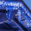 Guirlande LED Rideaux 320LED 220V 3m IP44 8 modes - Bleu - SILAMP