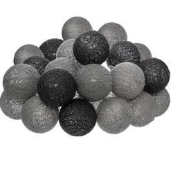 Guirlande Led Secteur 20 Boules Assortiments D 6 Box- Multicolore- Atmosphera