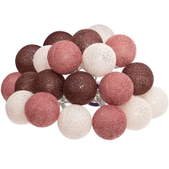 Guirlande Led Secteur 20 Boules Assortiments D 6 Box- Multicolore- Atmosphera