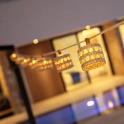 Guirlande Led solaire étanche 10 ampoules - New Garden - Alba