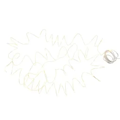 Guirlande luminaire doré avec 90 led blanches L9m