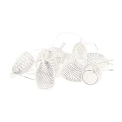 Guirlande lumineuse 10 cages argentées 1