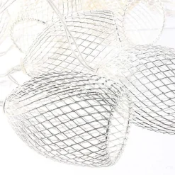 Guirlande lumineuse 10 cages argentées 1