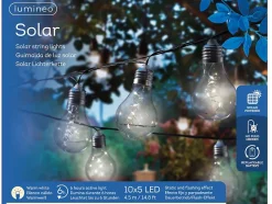 Guirlande lumineuse - Jardideco - 5 m - Solaire - LED - Blanc chaud