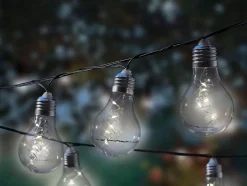 Guirlande lumineuse - Jardideco - 5 m - Solaire - LED - Blanc chaud