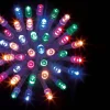 Guirlande lumineuse 100 led 10m avec timer extérieur multicolore fil transparent - feeric lights & christmas