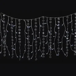 Guirlande Lumineuse Bannière 60 LED Blanches Clignotantes