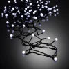 Guirlande Lumineuse Boules Cerise 200 LED Blanc 8 Fonctions