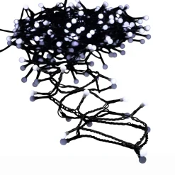 Guirlande Lumineuse Boules Cerise 200 LED Blanc 8 Fonctions