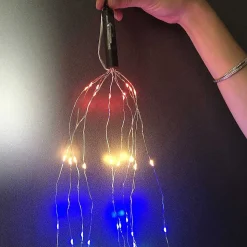 Guirlande lumineuse cascade 1m Gris