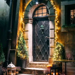 Guirlande lumineuse de noël solaire ECD Germany 16m 800 led blanc chaud étanche avec télécommande