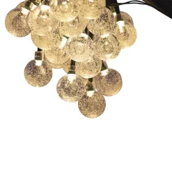 Guirlande lumineuse d'extérieur avec boules décoratives en VERRE, longueur 868 cm, blanc chaud