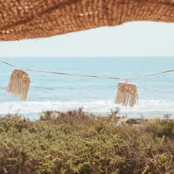 Guirlande lumineuse d'extérieur LED intégrée à énergie solaire rechargeable Mykonos blanc IP44 350lm L.8m Newgarden