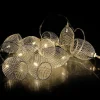 Guirlande lumineuse en métal 10 LED Cage - L. 175 cm