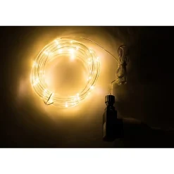 Guirlande lumineuse en plastique blanc 5m