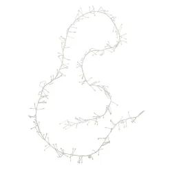 Guirlande lumineuse en plastique blanc 2m