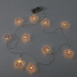 Guirlande lumineuse enfant à piles étoiles 6W L.165cm Seynave