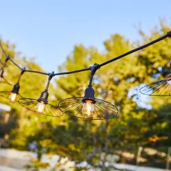 Guirlande lumineuse extérieur connectable 10 LED IP64 E27 L.6 M Lumisky Chic cage Light