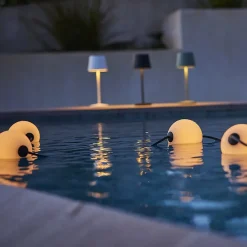 Guirlande lumineuse extérieur connectable 6 LED boules IP67 L.5,5 M Lumisky Bolly Light