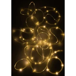 Guirlande lumineuse fil en Plastique Blanc 18x18x6cm