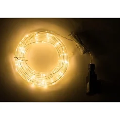 Guirlande lumineuse fil en Plastique Blanc 18x18x6cm