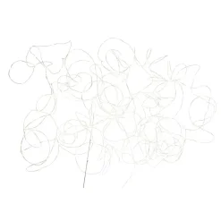 Guirlande lumineuse fil en Plastique Argent 15x15x5,5cm
