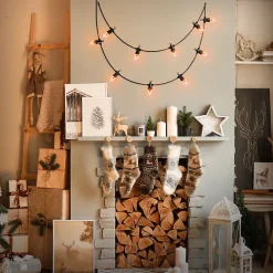 Guirlande lumineuse Flammes Blanc chaud