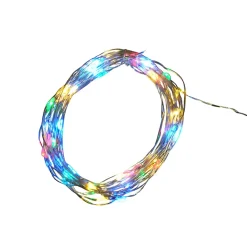 Guirlande Lumineuse Intérieure Fil de Cuivre 20 Mini LED Multicolores