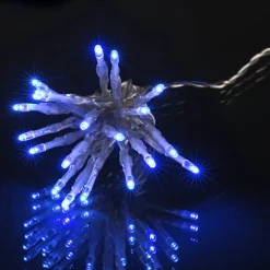 Guirlande Lumineuse LED Clignotante 50 LED Bleues 5 m