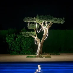 Guirlande lumineuse LED d'extérieur Neo câble silicone blanc IP65 6m 300lm Newgarden