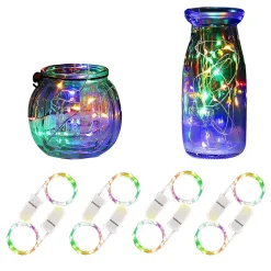 Guirlande lumineuse LED Guirlande lumineuse LED Pack de 8 2M 20Led multicolore