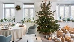 Guirlande lumineuse LED intérieure blanc chaud câble transparent 1,65 m décor boule