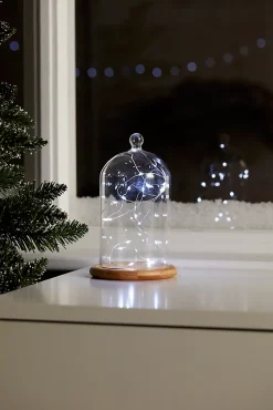 Guirlande lumineuse LED intérieure blanc froid câble argenté 1,8 m