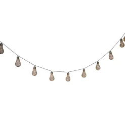 Guirlande lumineuse LED solaire Ampoule extérieur plastique claire transparente avec LED intégrée