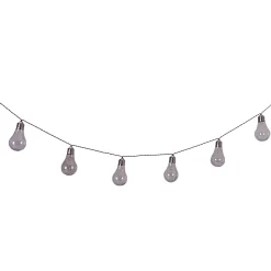 Guirlande lumineuse LED solaire Ampoule extérieur plastique claire transparente avec LED intégrée