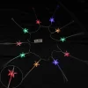 Guirlande Lumineuse LED Étoiles Fibre Optique 10 LED Multicolores