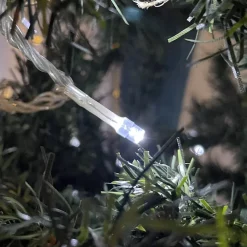 Guirlande Lumineuse 66m Câble Transparent 600 Leds Blanc froid