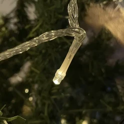 Guirlande Lumineuse 12m Câble Transparent 100 Leds Blanc chaud