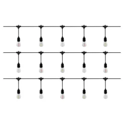 Guirlande lumineuse solaire d'extérieur LED intégrée RVB IP44 0.68W 20lm 10M