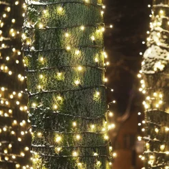 Guirlande lumineuse solaire YOGY SOLAR WARM 200 Noir Plastique 16.3M