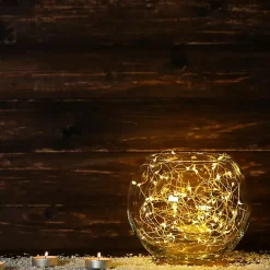 Guirlande lumineuse solaire 400 micro SKINNY SOLAR 400 Cuivre Cuivre 41,9M