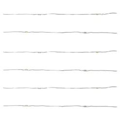 Guirlande lumineuse solaire d'extérieur 200 LED intégrée Pogaca RVB IP44 0.68W 20lm 10M