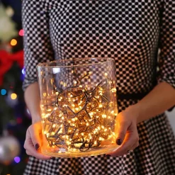 Guirlande lumineuse solaire 8 modes YOGY SOLAR WARM 400 Jaune Plastique 3.90M