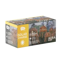 Guirlande lumineuse solaire rechargeable d'extérieur Aura IP44 0.5W 50lm 8m Newgarden