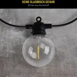 Guirlande lumineuse solaire WW 10 'CADENA' 1000 cm de long, nombreuses fonctions