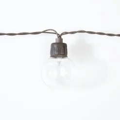 Guirlande lumineuse solaire 20 ampoules rondes