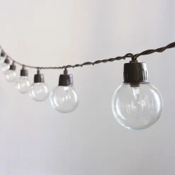 Guirlande lumineuse solaire 20 ampoules rondes